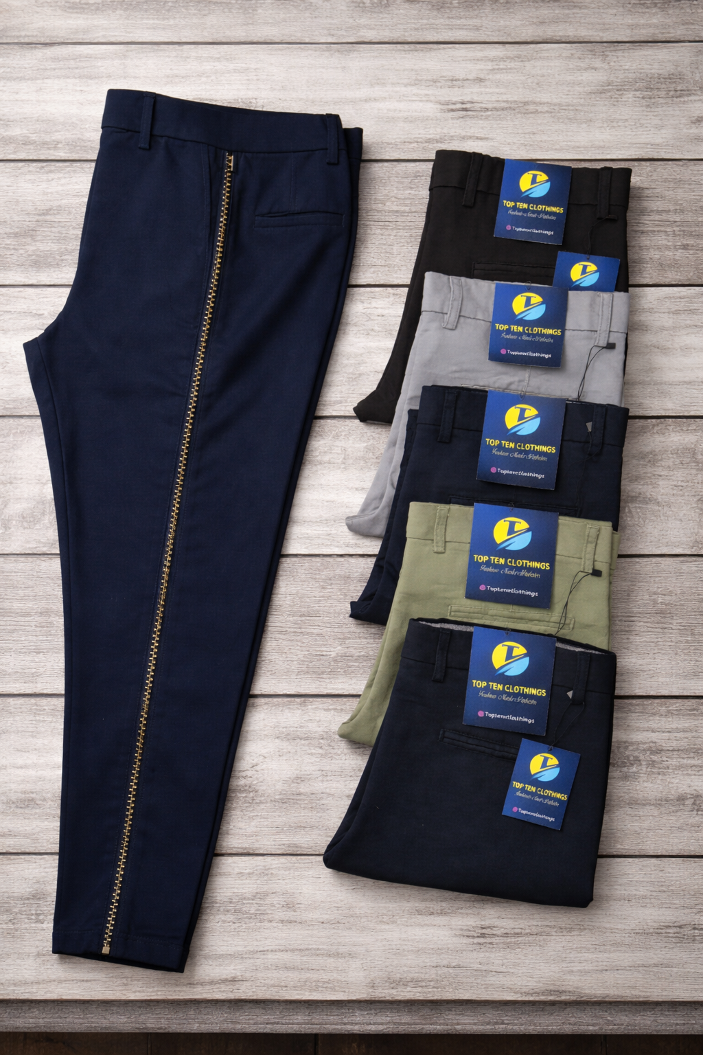 Mens Fit Plain pant trousers