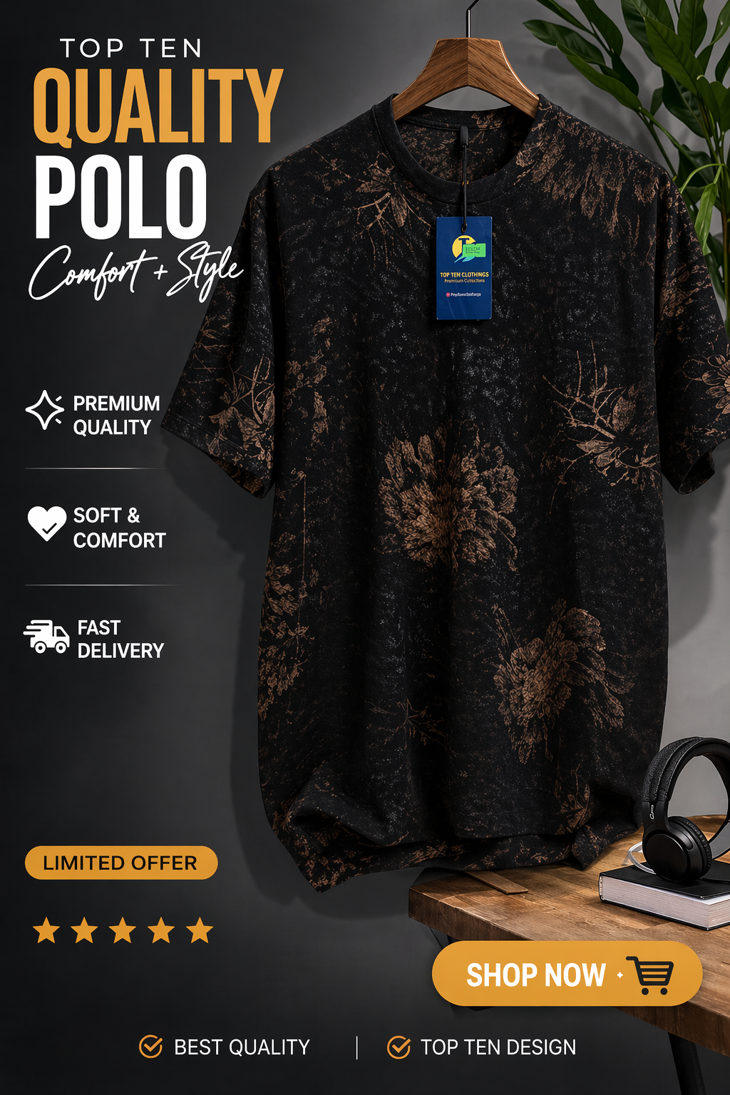 TOP TEN SOFT QUALITY POLO