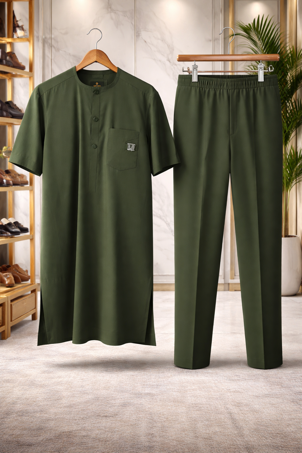 Modern Men's Senator Wear: Custom African Attire,(ID36) Image 2