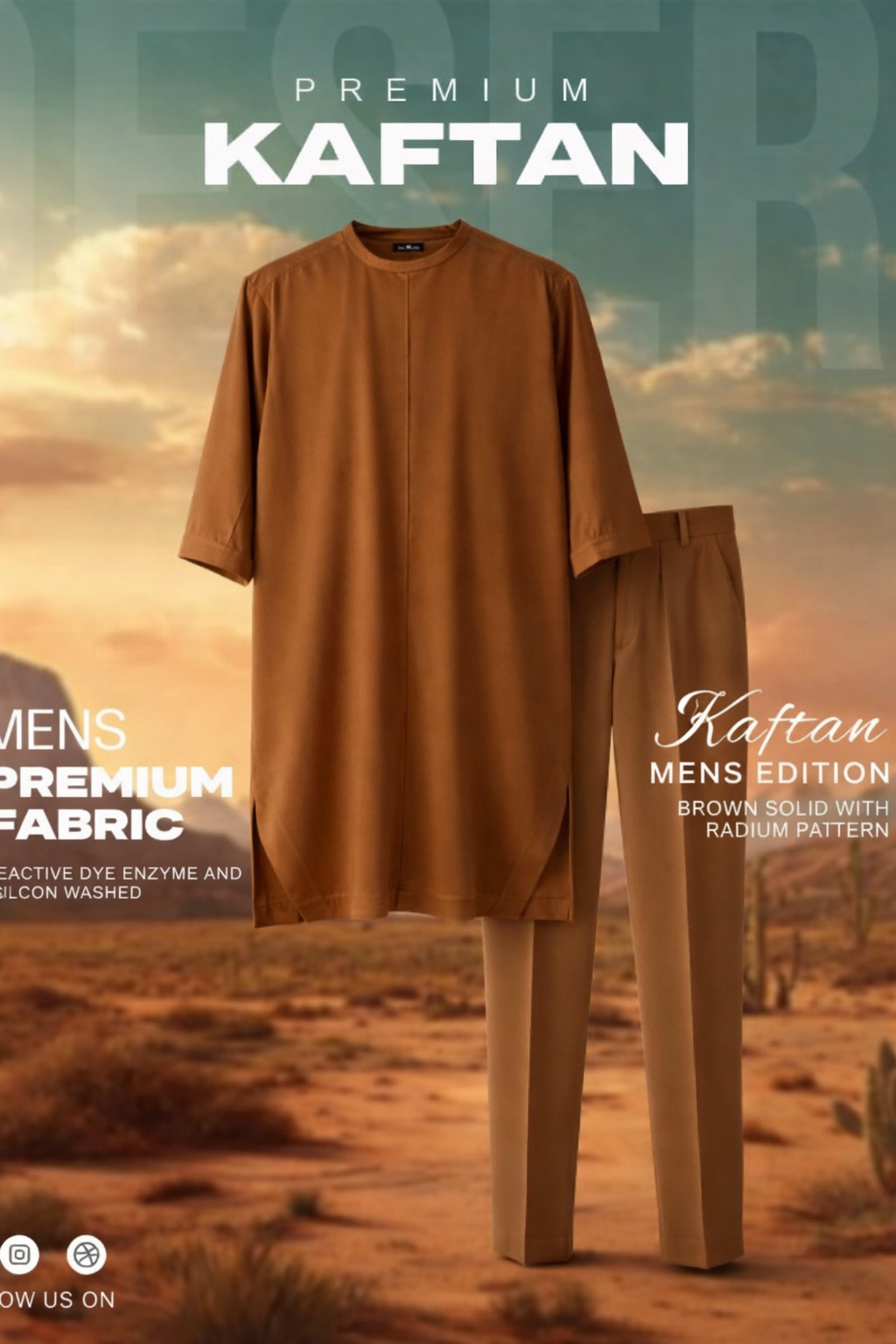 KOREA SENATORS KAFTAN MEN'S ATTIRE,(ID6)