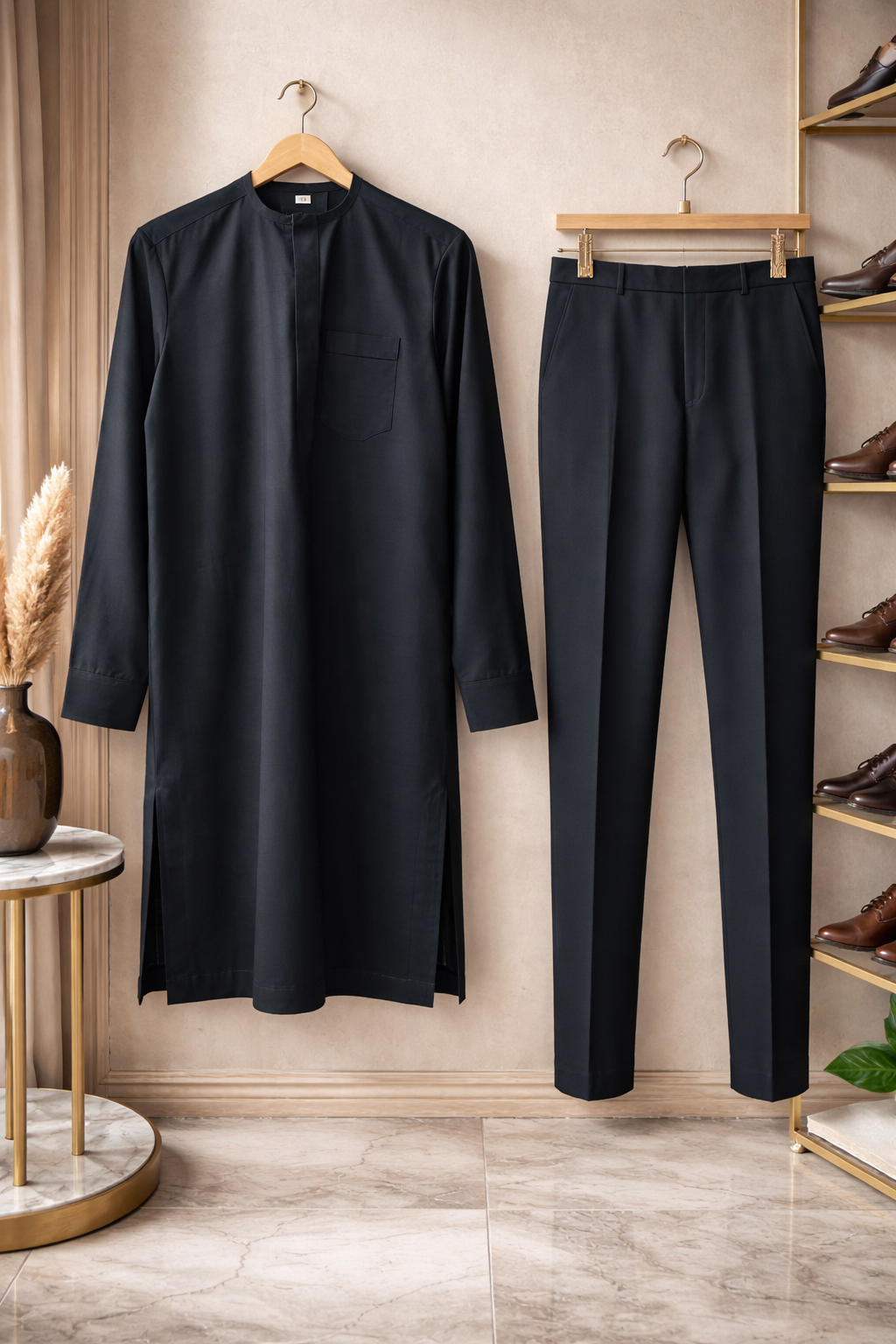 Elegant Senator Wear | African Men's Senator's Custom Outfit,(ID10) Image 2