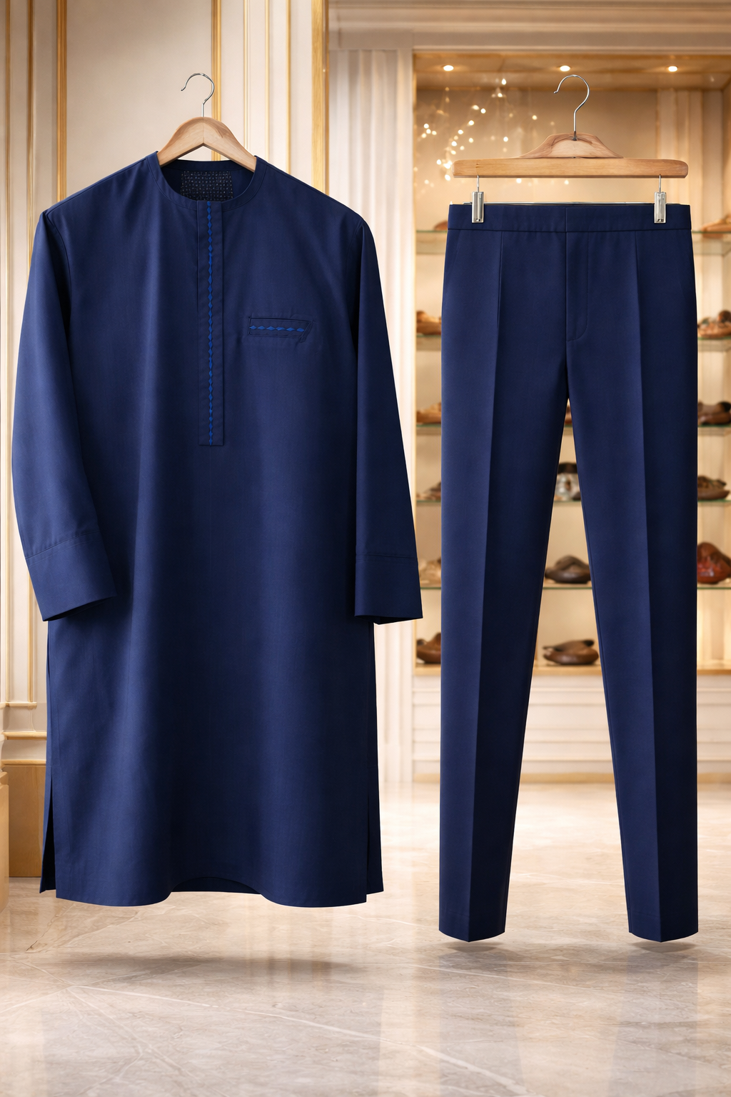 Modern African Men Senator, Custom Senator, Formal Traditional Attire,(ID12) Image 2