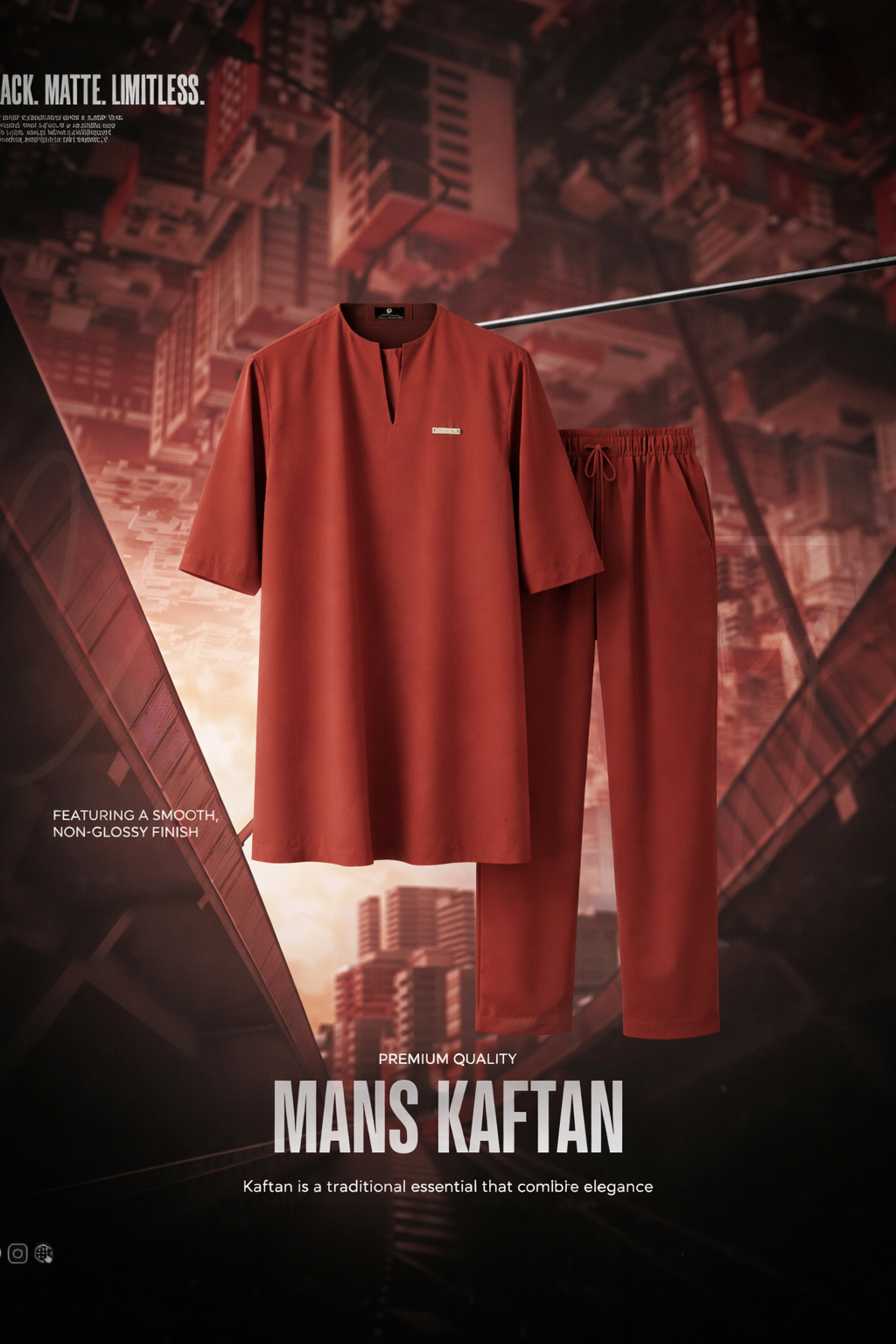 KOREA SENATORS KAFTAN MEN'S ATTIRE,(ID1)